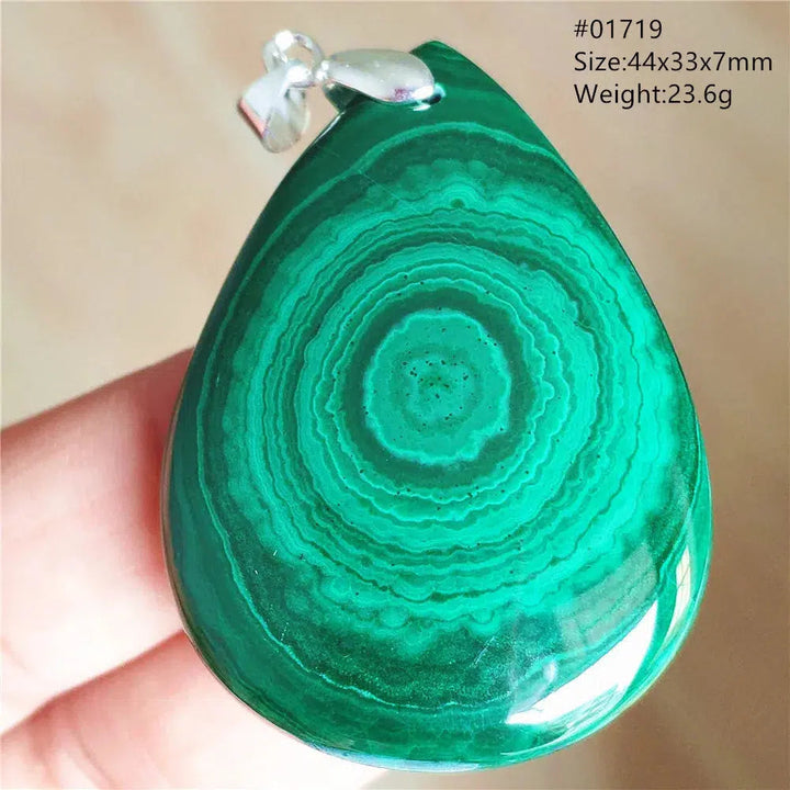 Natural Green Malachite Pendant