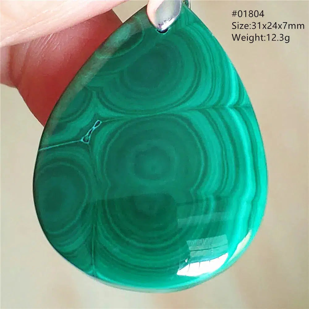 Natural Green Malachite Pendant