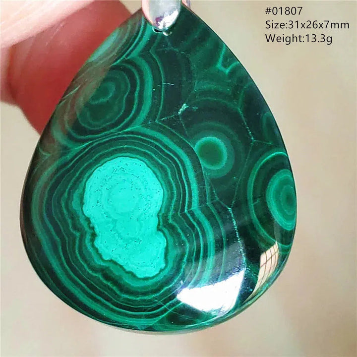 Natural Green Malachite Pendant