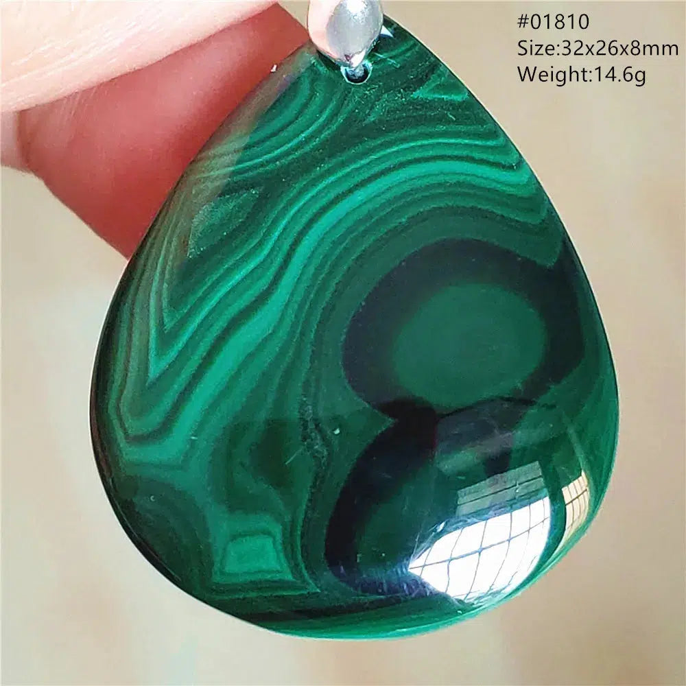 Natural Green Malachite Pendant