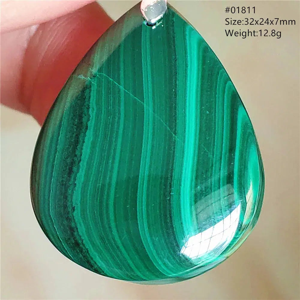 Natural Green Malachite Pendant