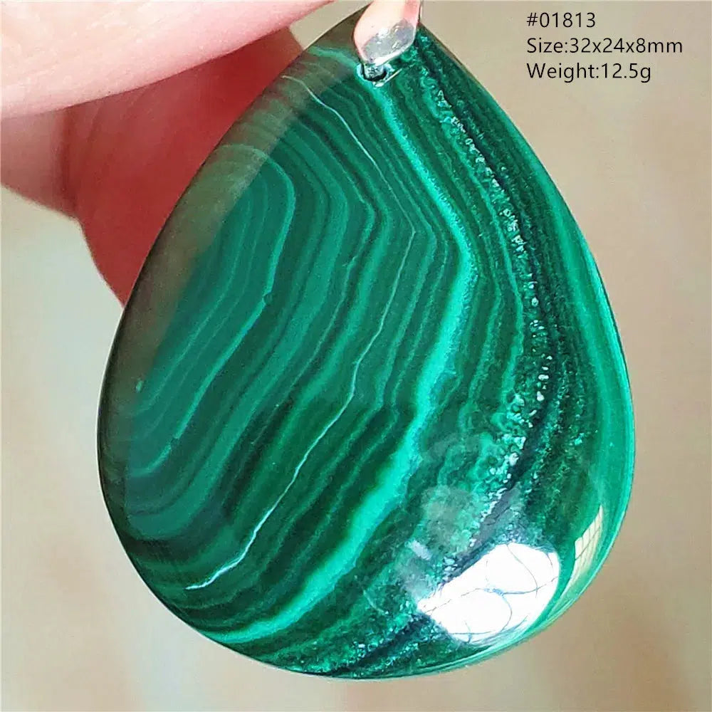 Natural Green Malachite Pendant