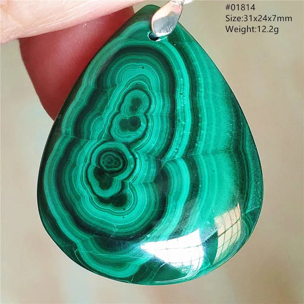 Natural Green Malachite Pendant