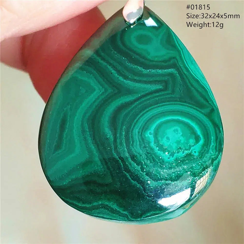 Natural Green Malachite Pendant