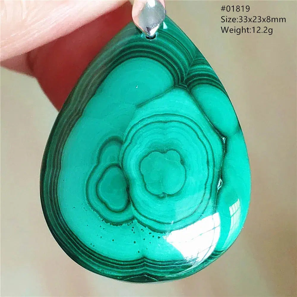 Natural Green Malachite Pendant