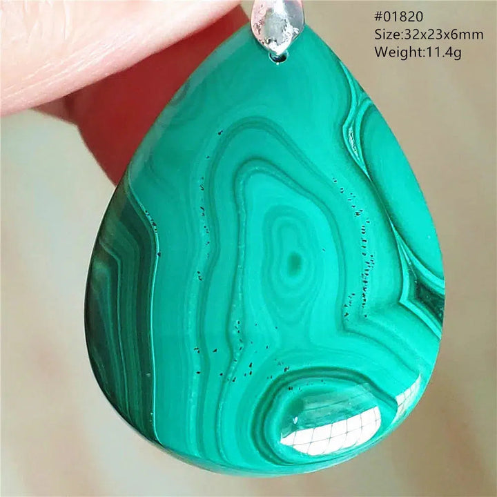 Natural Green Malachite Pendant