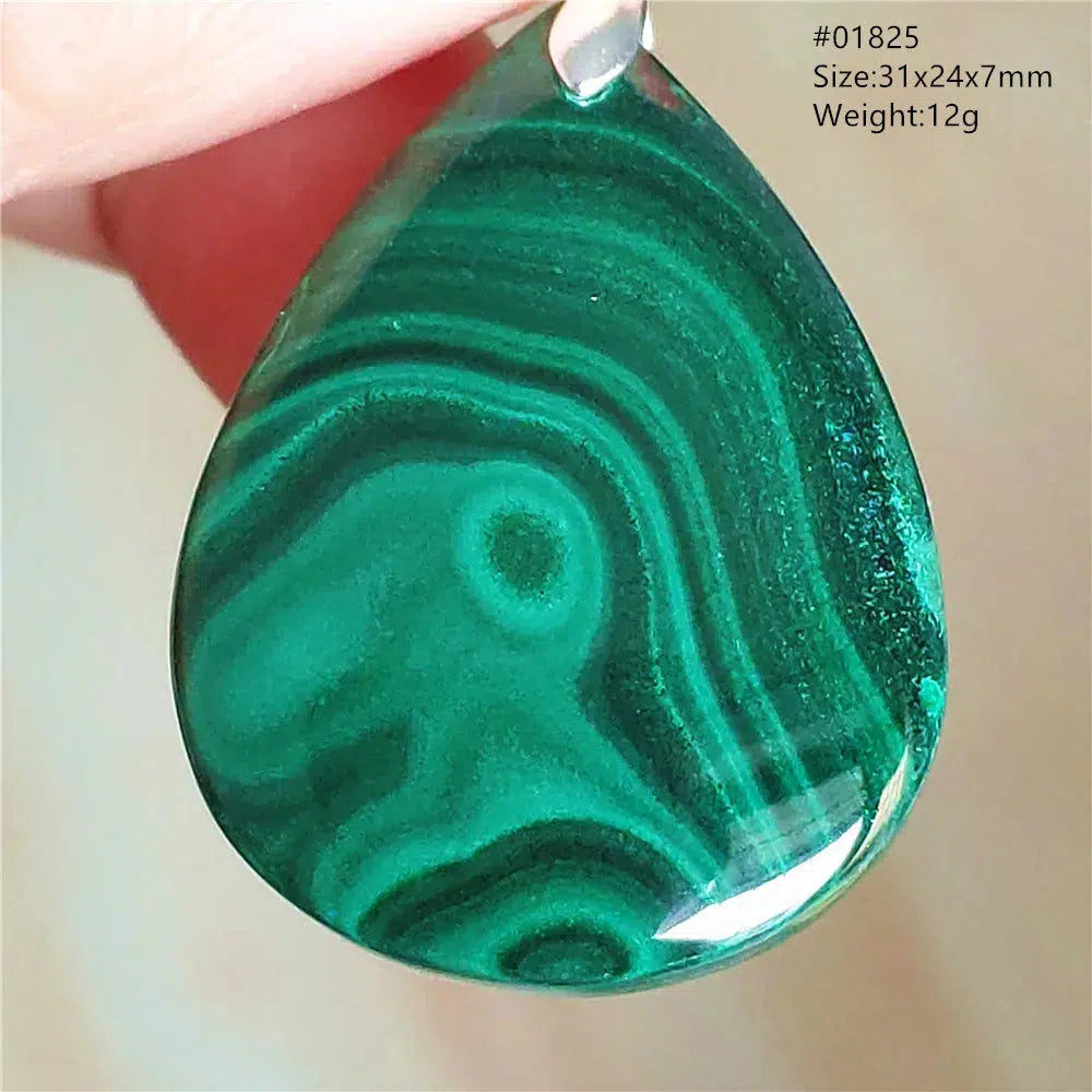 Natural Green Malachite Pendant