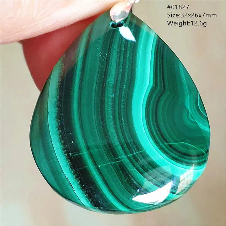 Natural Green Malachite Pendant