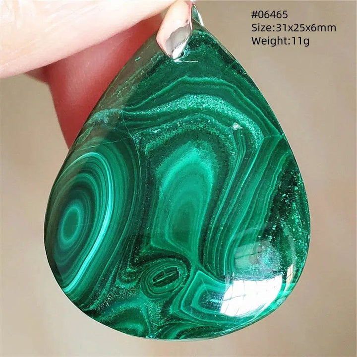 Natural Green Malachite Pendant