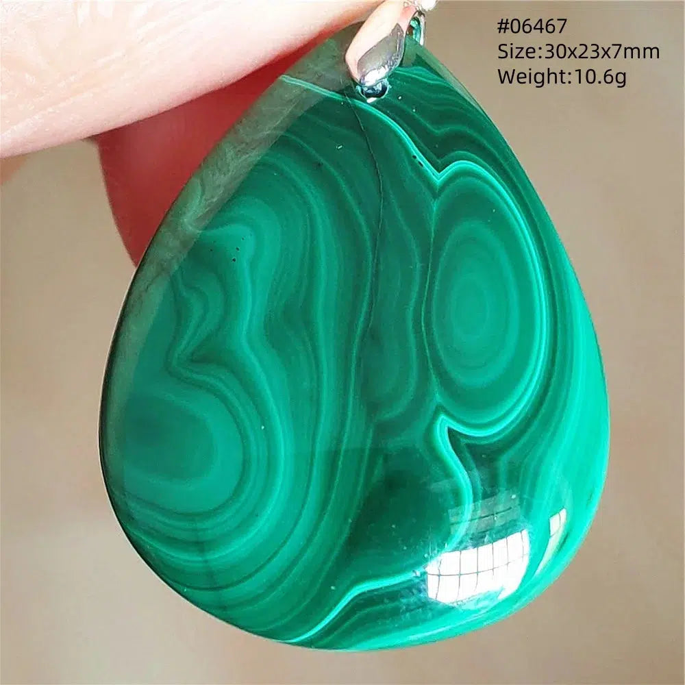 Natural Green Malachite Pendant