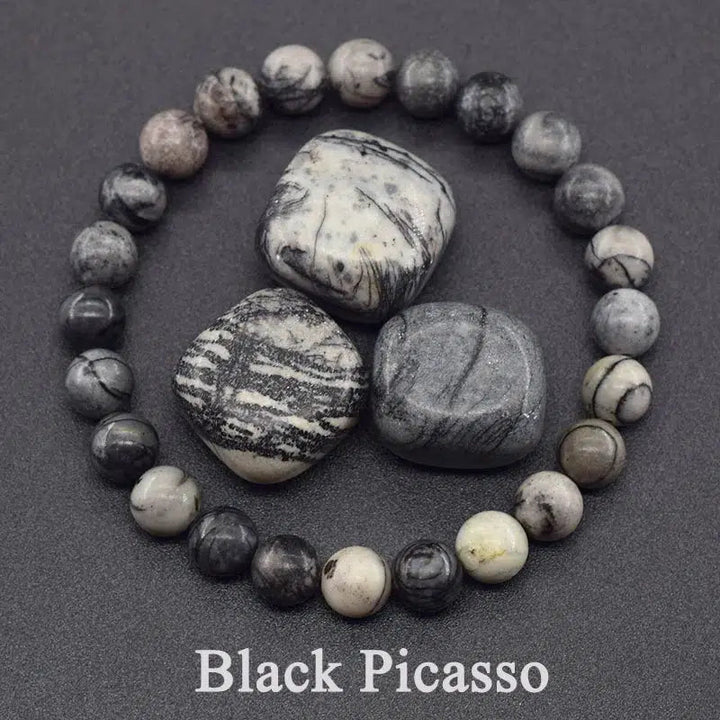 Natural High Quality Gemstone Bracelets in 37 Materials 170mm Length