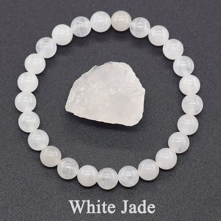 Natural High Quality Gemstone Bracelets in 37 Materials 210mm Length