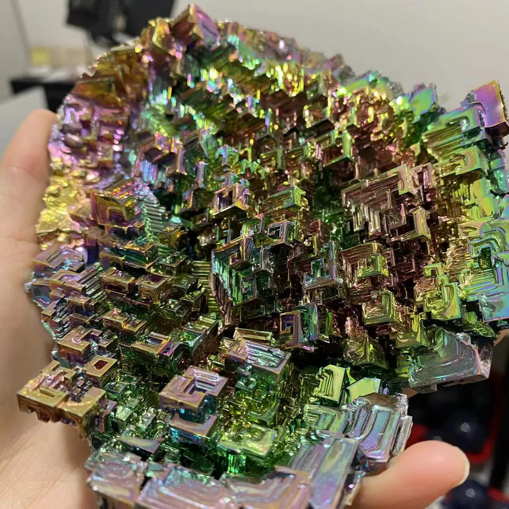 Natural Large Bismuth Crystal