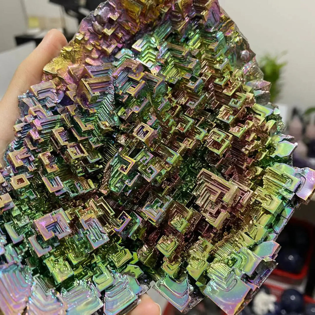 Natural Large Bismuth Crystal