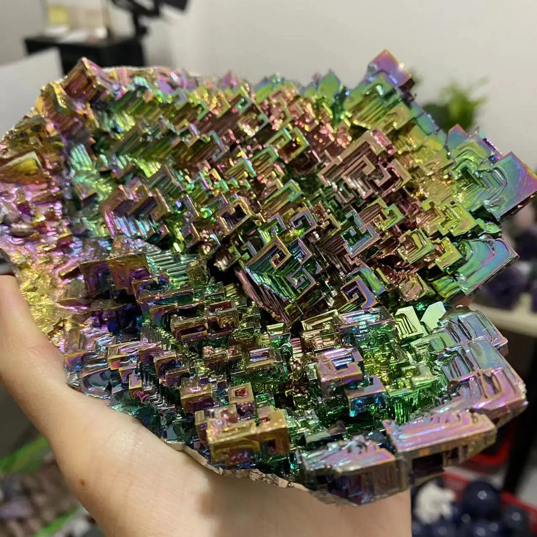 Natural Large Bismuth Crystal