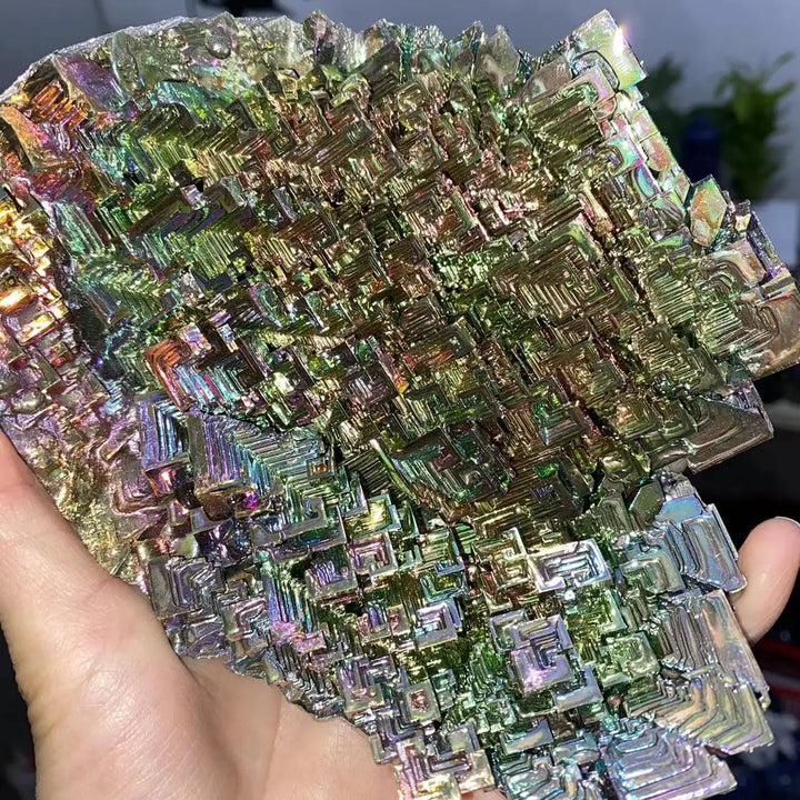 Natural Large Bismuth Crystal