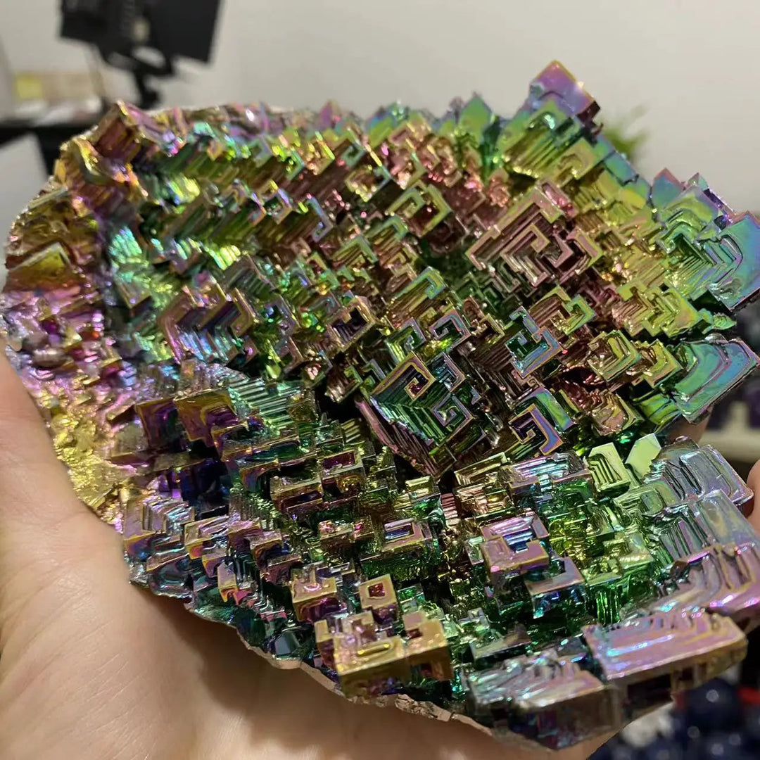 Natural Large Bismuth Crystal