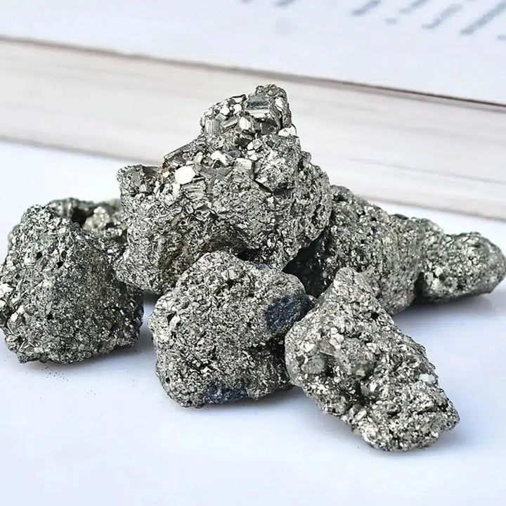 Natural Pyrite Cluster