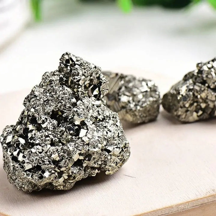 Natural Pyrite Cluster