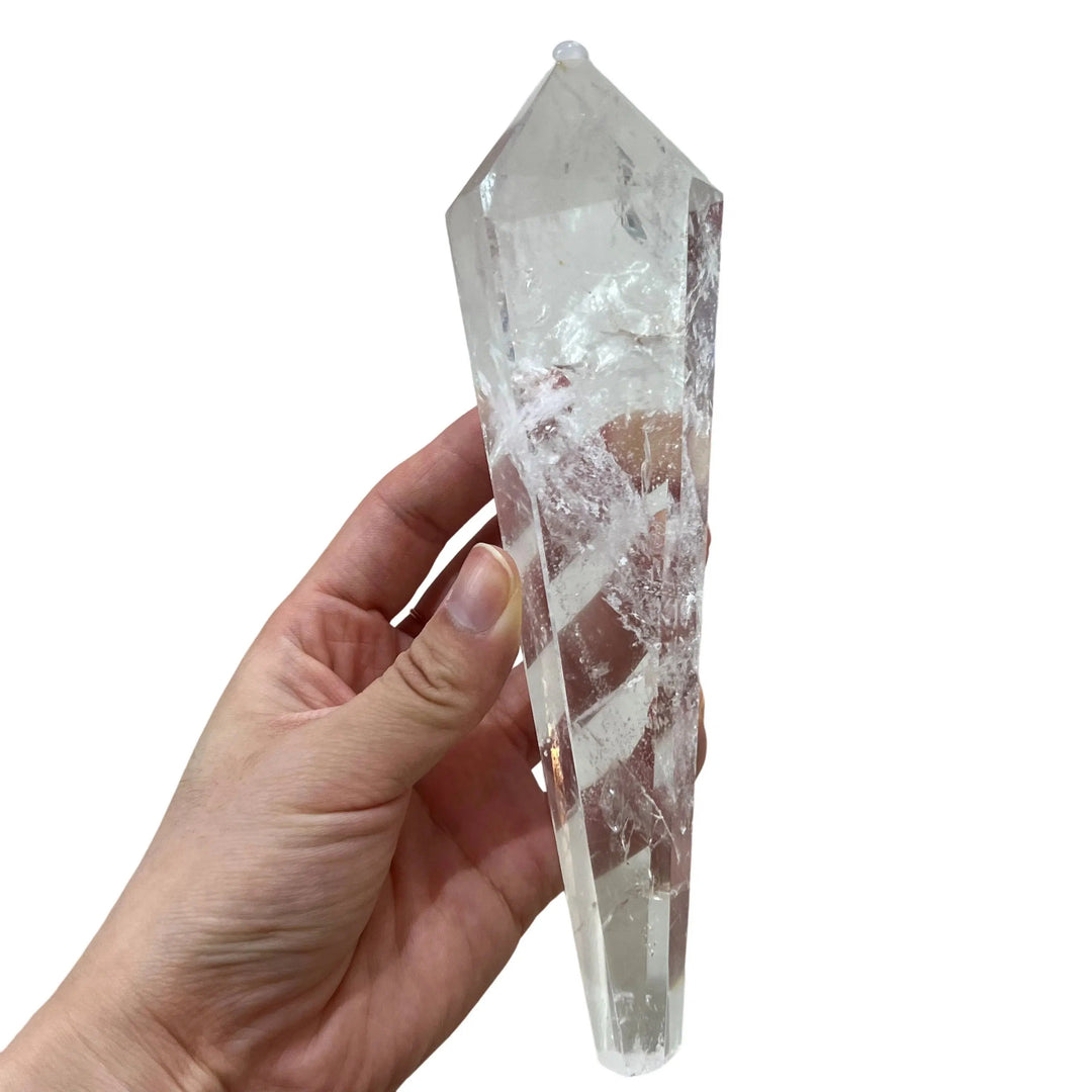 Natural Quartz Crystal Root Point