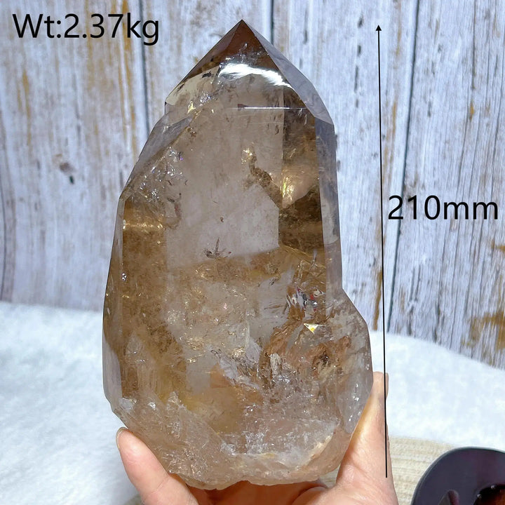 Natural Rainbow Smokey Quartz Large Point