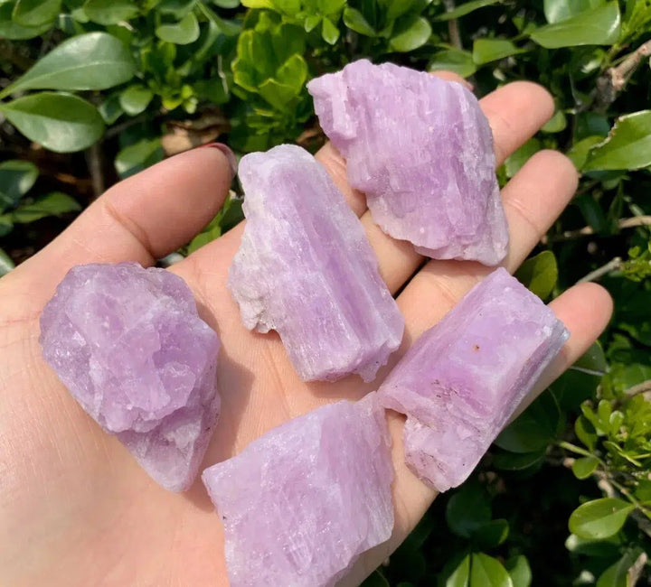 Natural Raw Kunzite Crystal