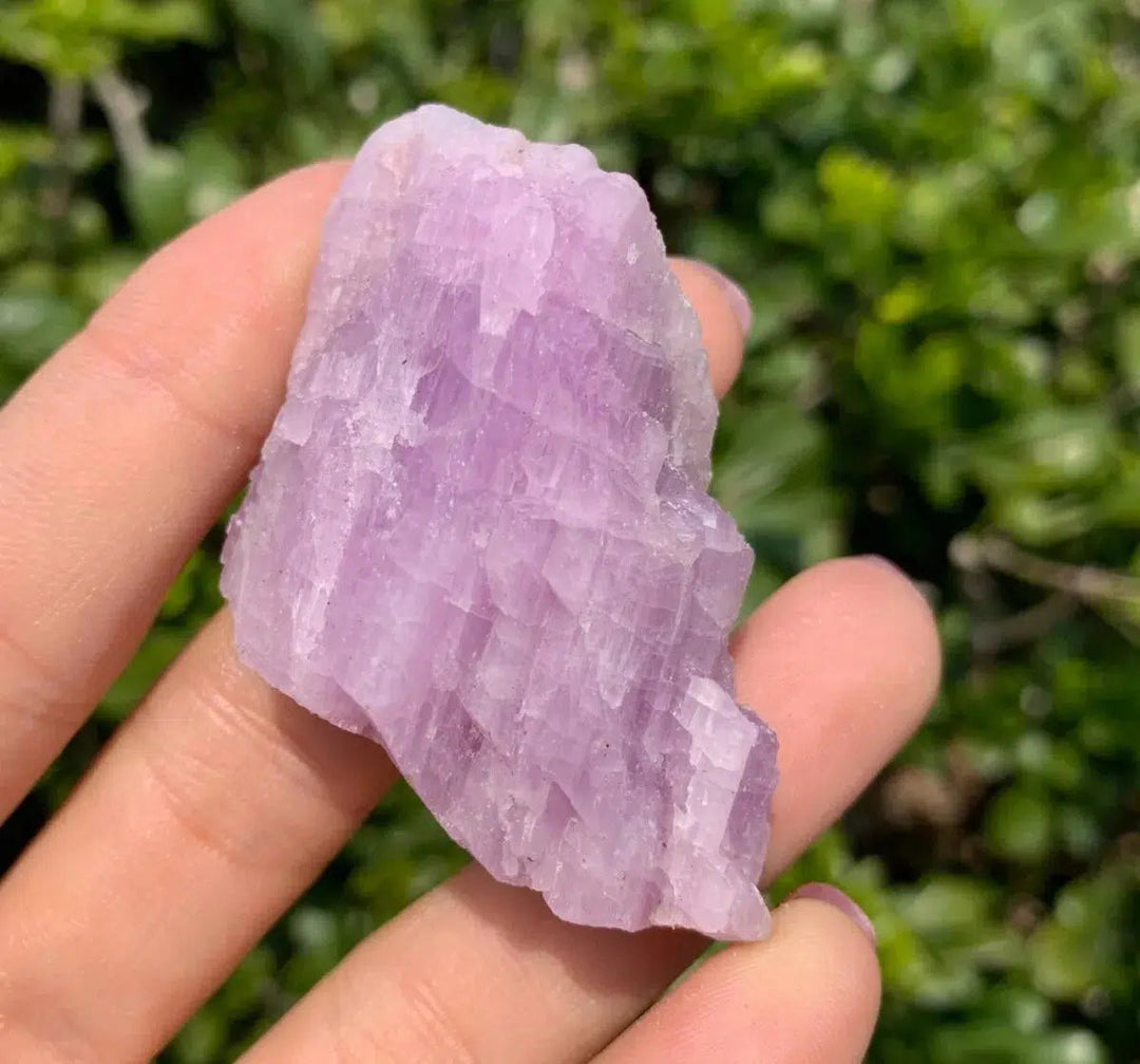 Natural Raw Kunzite Crystal