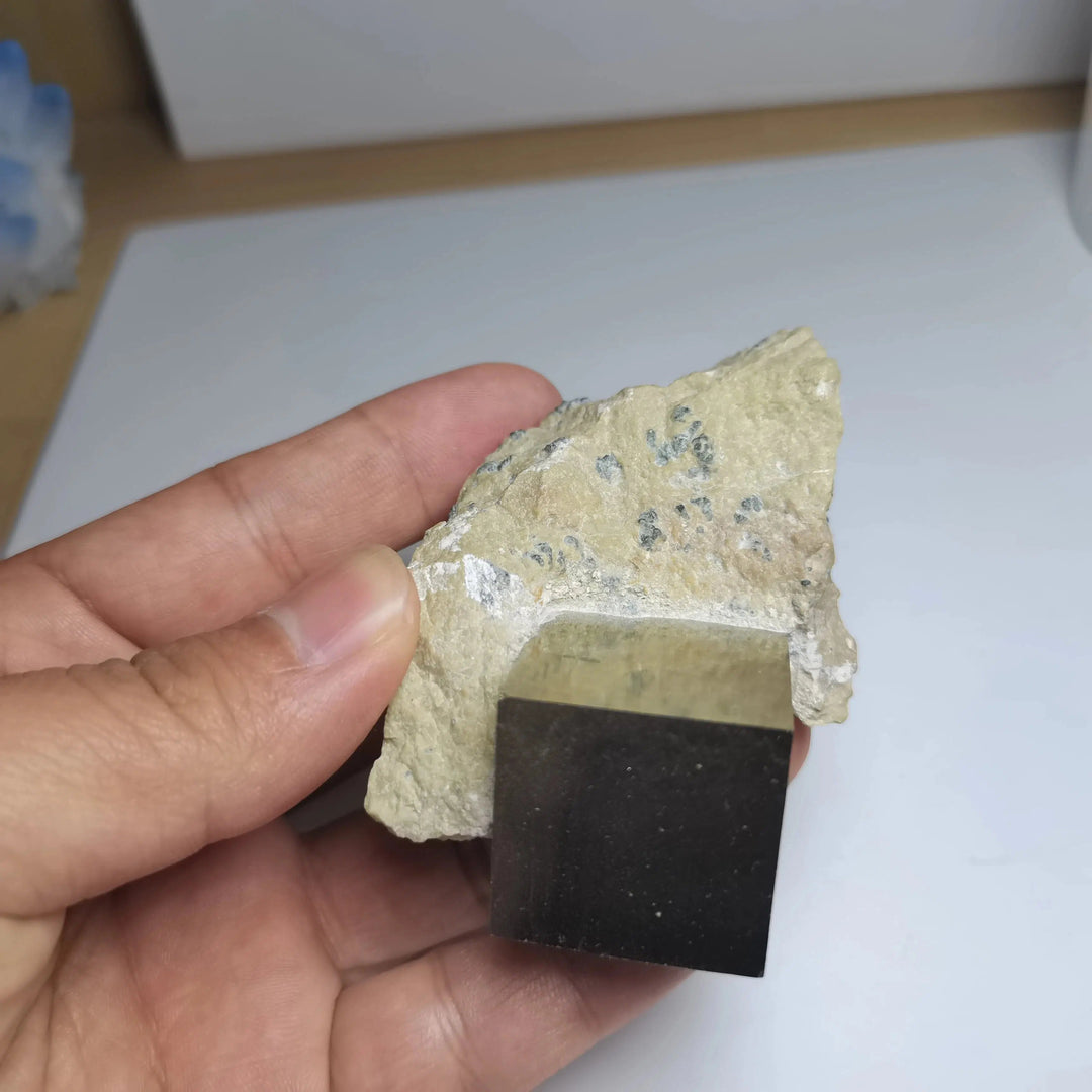 Natural Spanish Chalcopyrite Cube