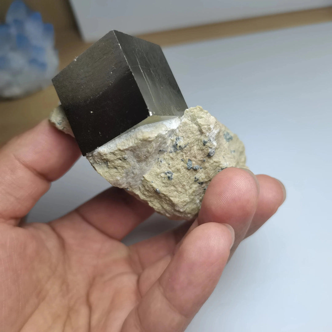 Natural Spanish Chalcopyrite Cube