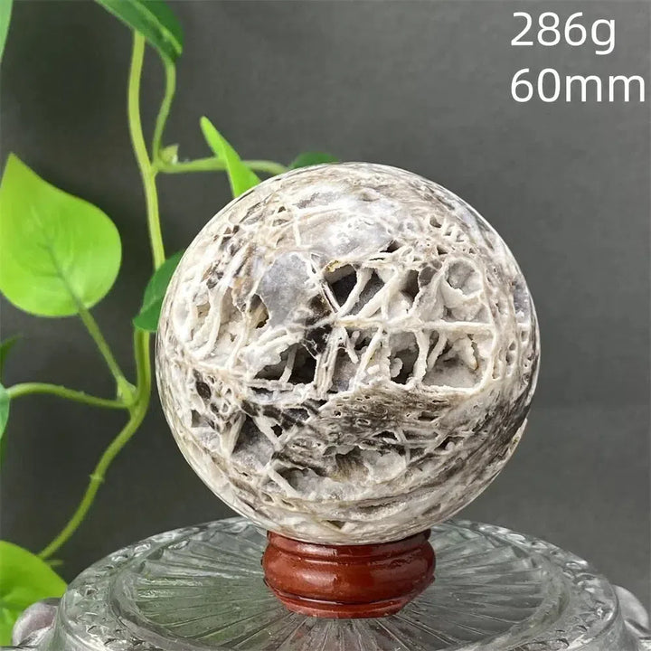 Natural Sphalerite Crystal Ball Hand-Mined Polished Energy Healing Ornament Home Decorative Mineral Gemstone Ball