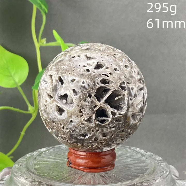 Natural Sphalerite Crystal Ball Hand-Mined Polished Energy Healing Ornament Home Decorative Mineral Gemstone Ball