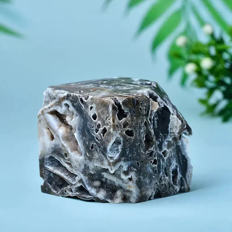 Natural Sphalerite Geode Cube