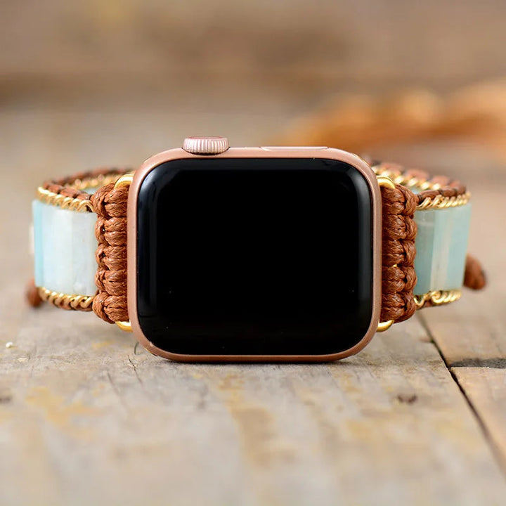 Natural Stone Adjustable Apple iWatch Strap