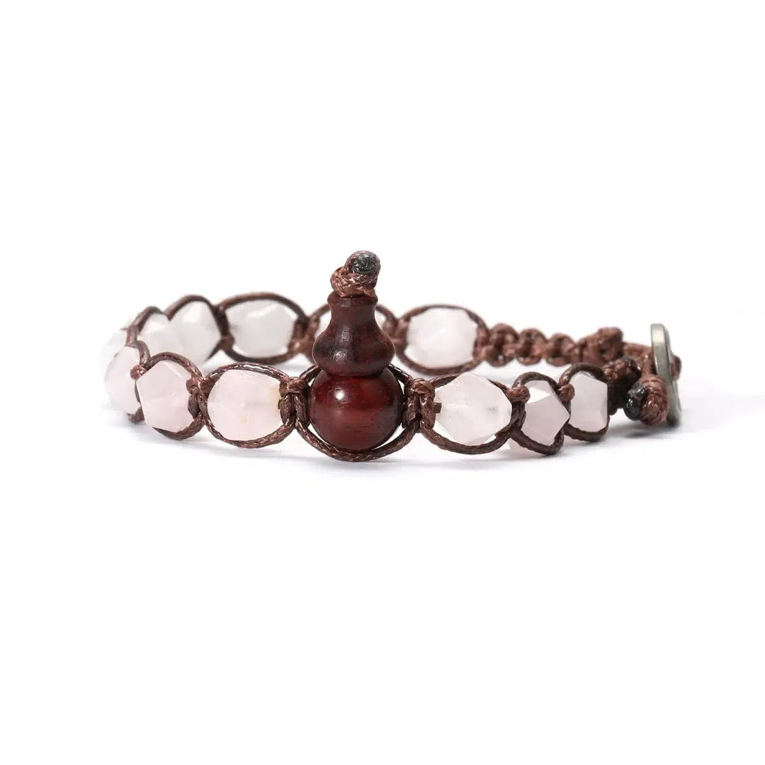 Natural Stones Handwoven Adjustable Bracelet In 32 Materials