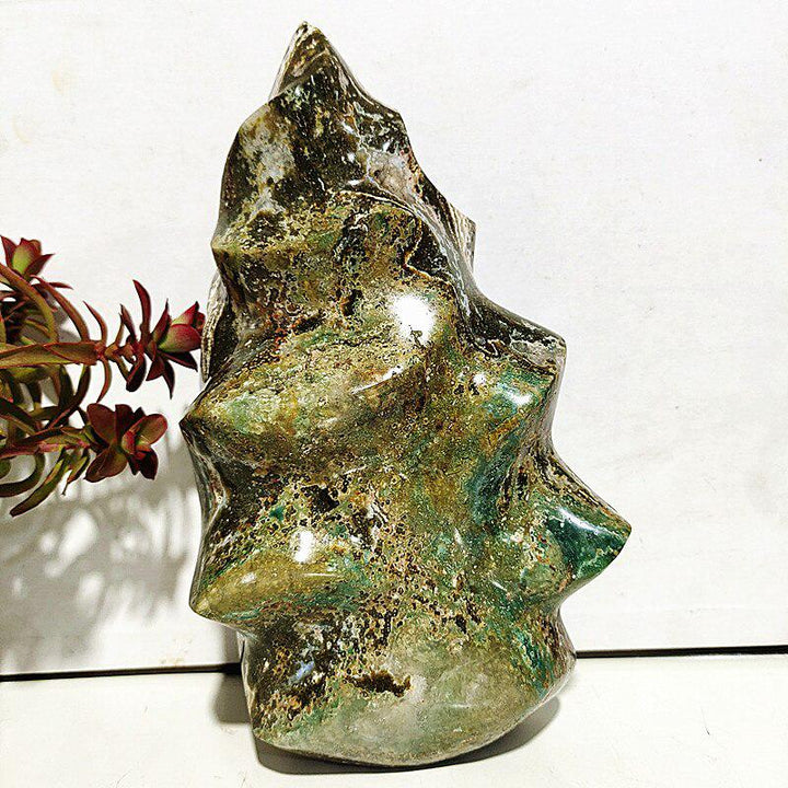 Ocean Jasper Crystal Flame