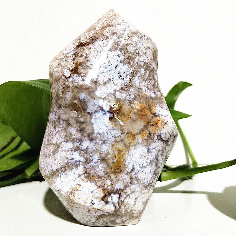 Ocean Jasper Crystal Flame