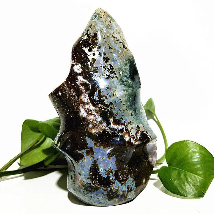 Ocean Jasper Crystal Flame