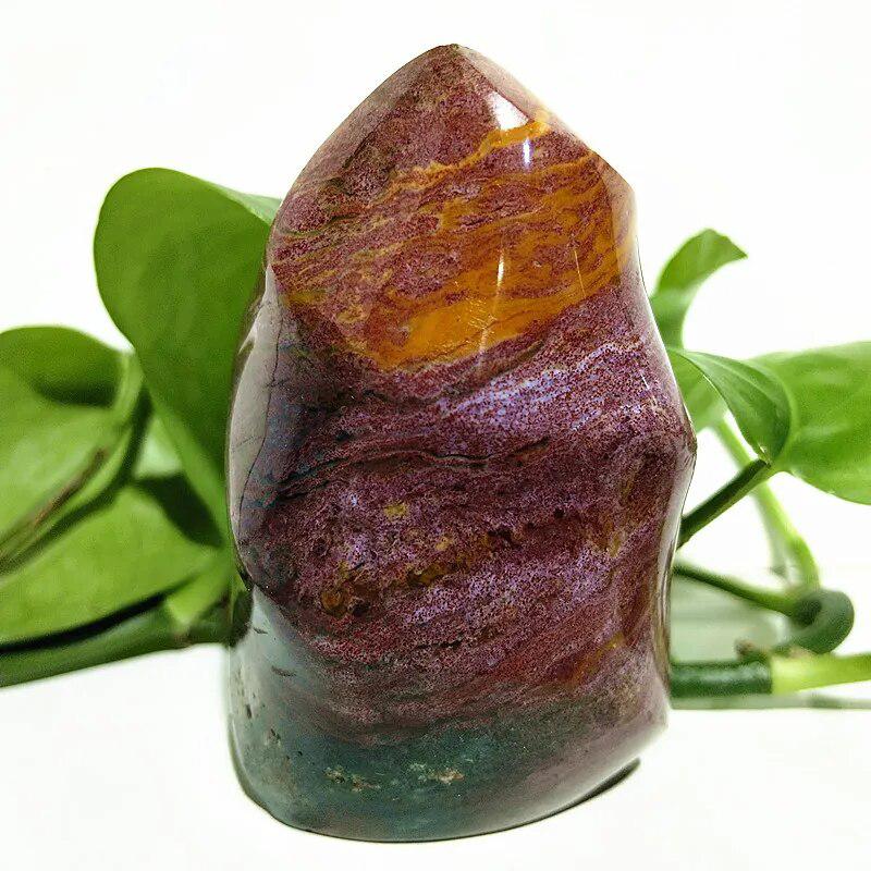 Ocean Jasper Crystal Flame