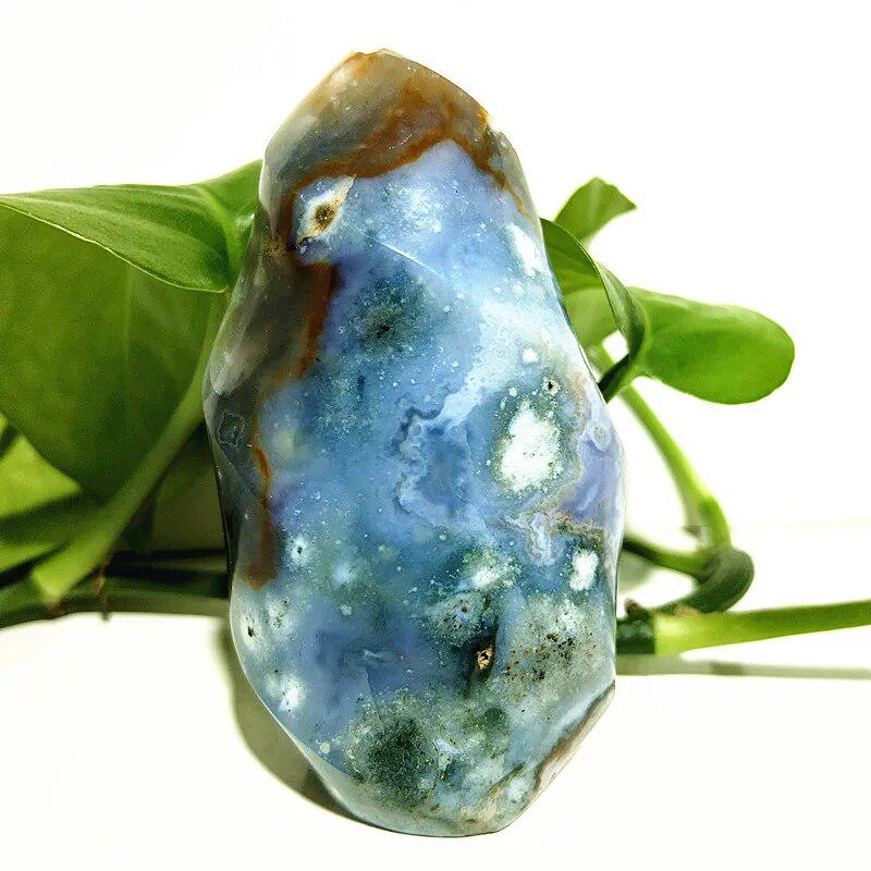 Ocean Jasper Crystal Flame