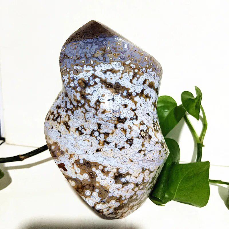 Ocean Jasper Crystal Flame