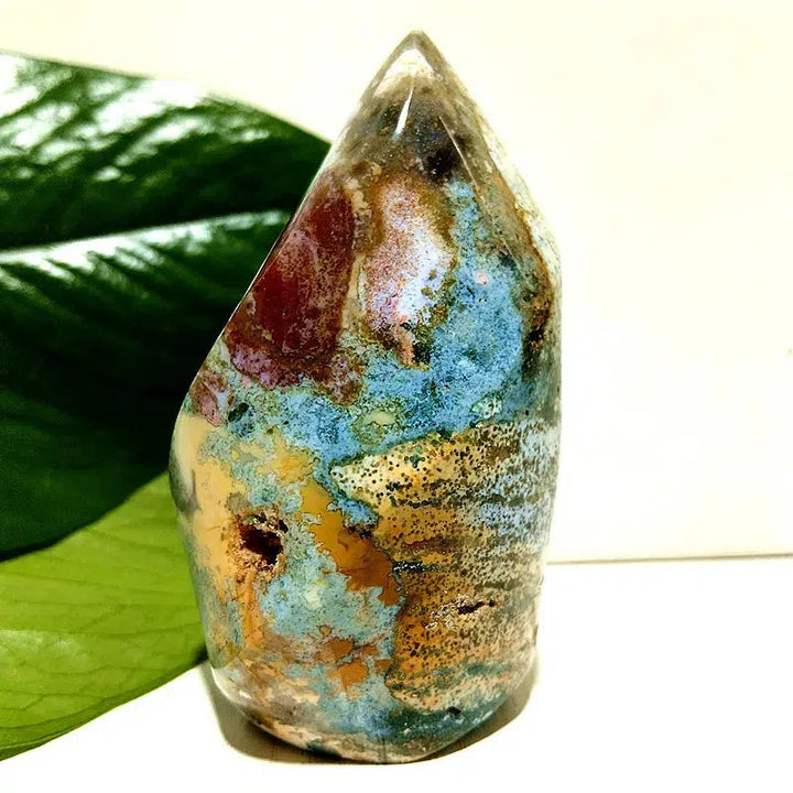 Ocean Jasper Crystal Flame