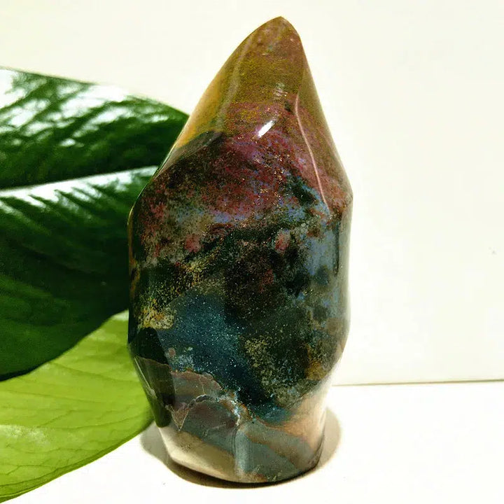 Ocean Jasper Crystal Flame