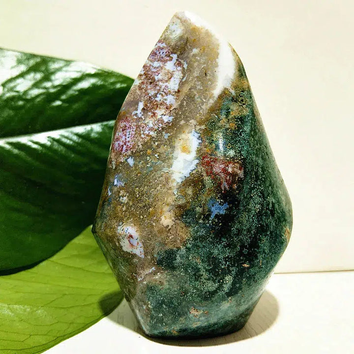 Ocean Jasper Crystal Flame