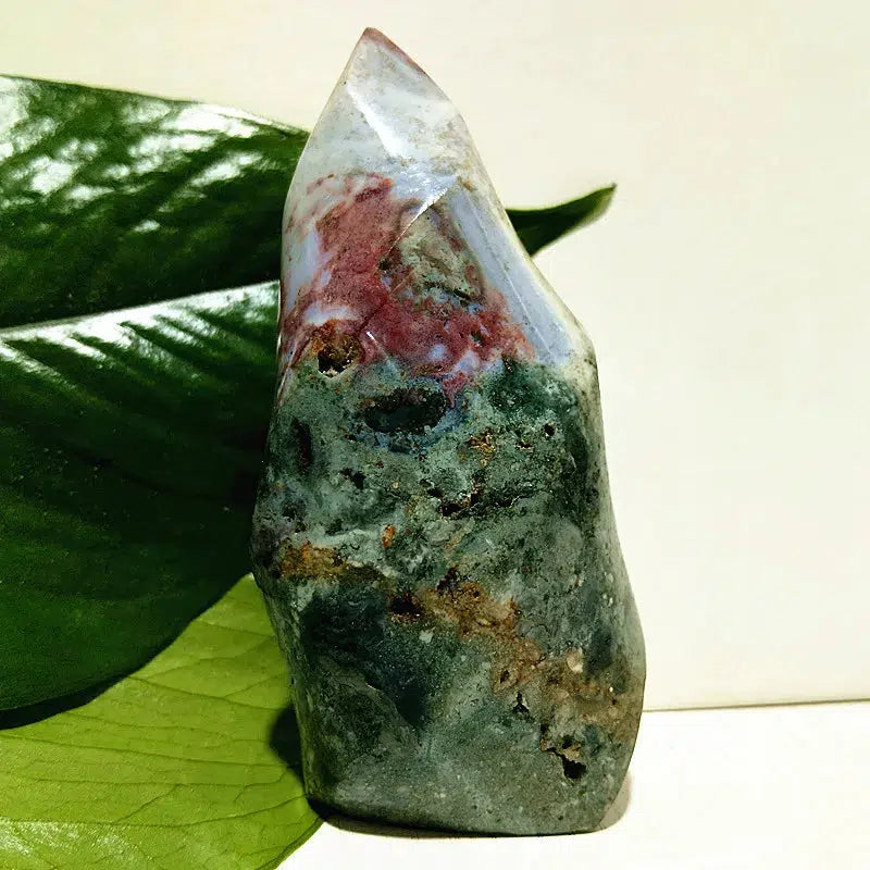 Ocean Jasper Crystal Flame