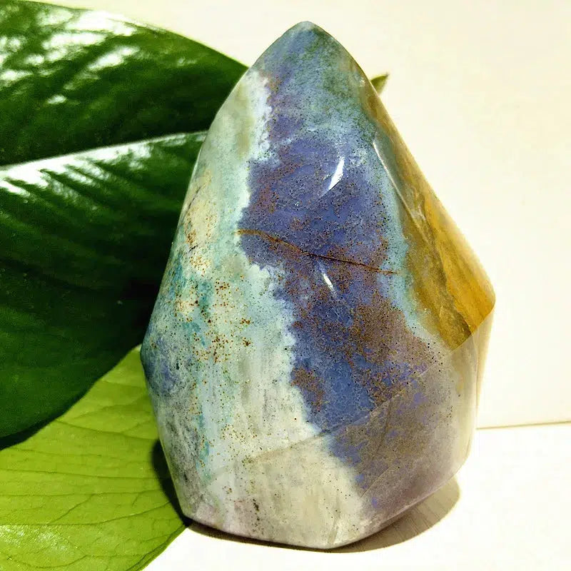 Ocean Jasper Crystal Flame