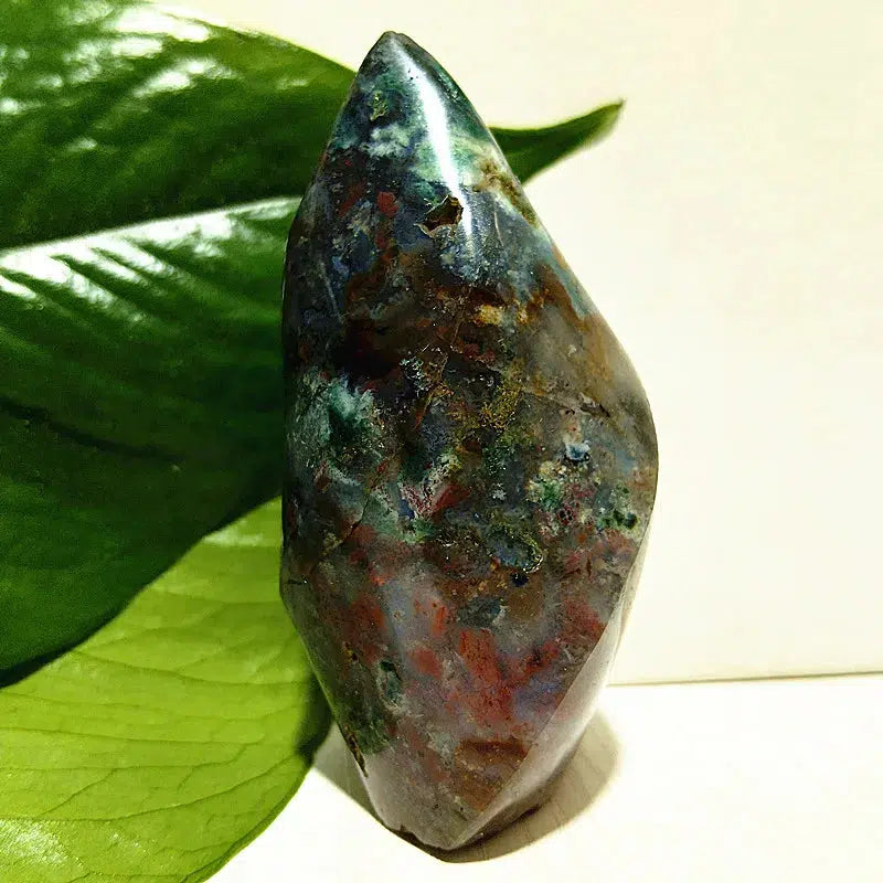 Ocean Jasper Crystal Flame