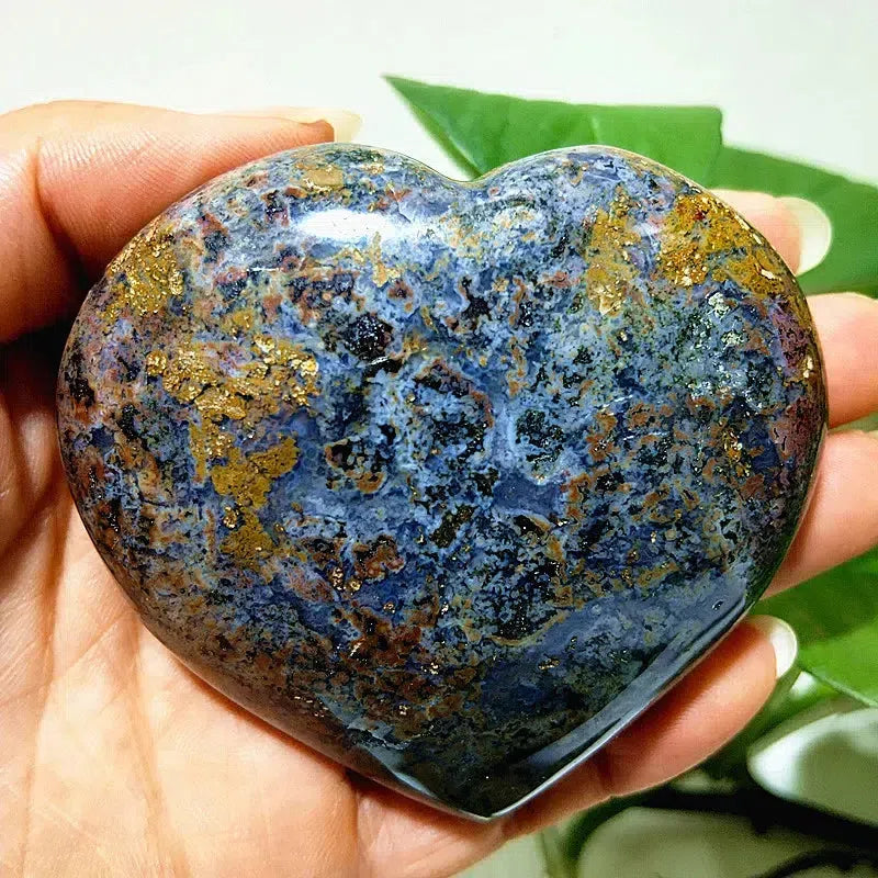 Ocean Jasper Crystal Heart