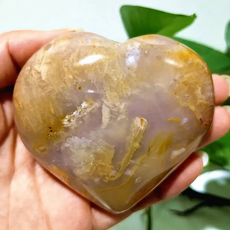 Ocean Jasper Crystal Heart