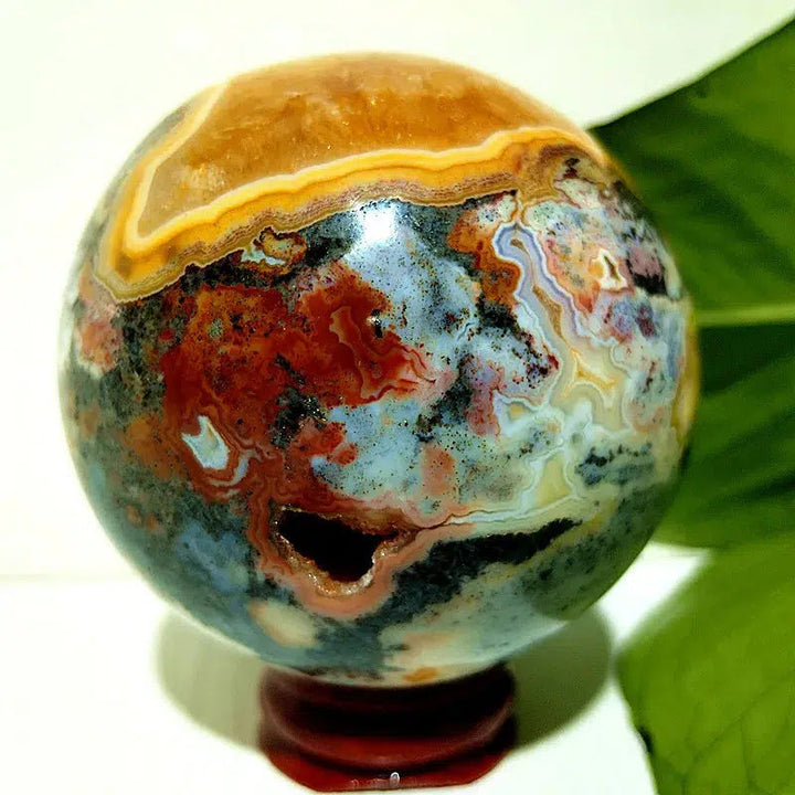 Ocean Jasper Crystal Sphere