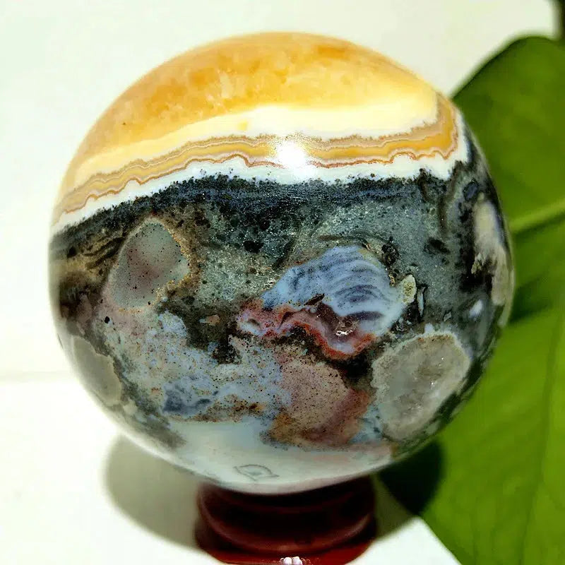 Ocean Jasper Crystal Sphere